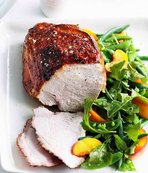 Read more about the article Vino Cotto Turkey with Green Bean and Sugar Snap Peas Salad Recipe